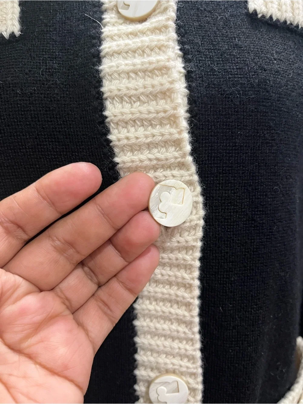 Tory Burch Kendra chunky wool cardigan